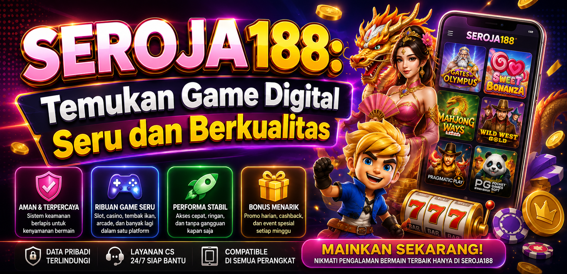 SEROJA188: Temukan Game Digital Seru dan Berkualitas